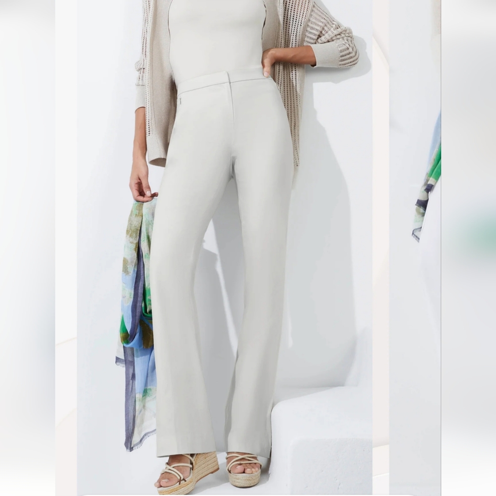 Etcetera White Dress Pants Corporate Chic Size 6